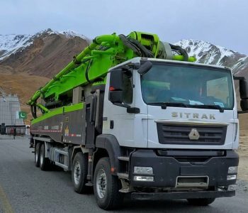concrete pump truck